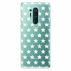 Odolné silikonové pouzdro iSaprio - Stars Pattern - white - OnePlus 8 Pro obraz