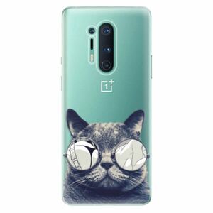 Odolné silikonové pouzdro iSaprio - Crazy Cat 01 - OnePlus 8 Pro obraz