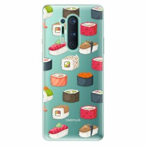 Odolné silikonové pouzdro iSaprio - Sushi Pattern - OnePlus 8 Pro obraz