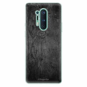 Odolné silikonové pouzdro iSaprio - Black Wood 13 - OnePlus 8 Pro obraz