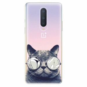 Odolné silikonové pouzdro iSaprio - Crazy Cat 01 - OnePlus 8 obraz