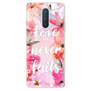 Odolné silikonové pouzdro iSaprio - Love Never Fails - OnePlus 8 obraz