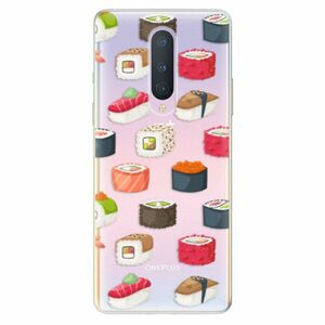 Odolné silikonové pouzdro iSaprio - Sushi Pattern - OnePlus 8 obraz