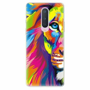 Odolné silikonové pouzdro iSaprio - Rainbow Lion - OnePlus 8 obraz