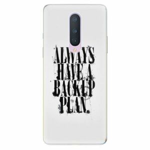 Odolné silikonové pouzdro iSaprio - Backup Plan - OnePlus 8 obraz