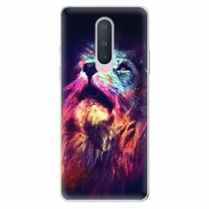 Odolné silikonové pouzdro iSaprio - Lion in Colors - OnePlus 8 obraz