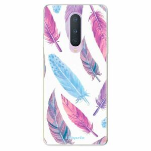 Odolné silikonové pouzdro iSaprio - Feather Pattern 10 - OnePlus 8 obraz