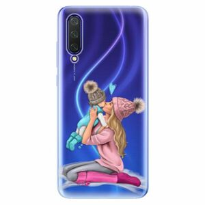 Odolné silikonové pouzdro iSaprio - Kissing Mom - Blond and Boy - Xiaomi Mi 9 Lite obraz