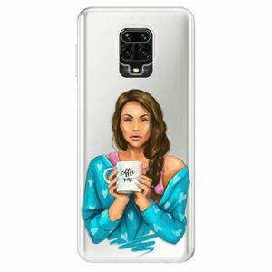 Odolné silikonové pouzdro iSaprio - Coffe Now - Brunette - Xiaomi Redmi Note 9 Pro / Note 9S obraz