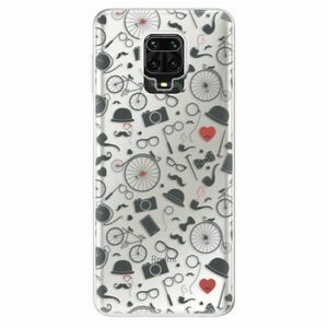 Odolné silikonové pouzdro iSaprio - Vintage Pattern 01 - black - Xiaomi Redmi Note 9 Pro / Note 9S obraz