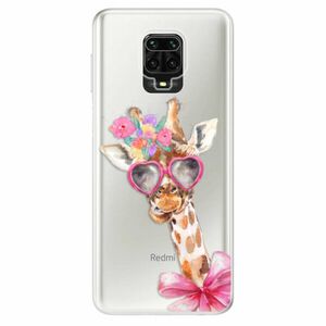 Odolné silikonové pouzdro iSaprio - Lady Giraffe - Xiaomi Redmi Note 9 Pro / Note 9S obraz