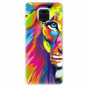 Odolné silikonové pouzdro iSaprio - Rainbow Lion - Xiaomi Redmi Note 9 Pro / Note 9S obraz