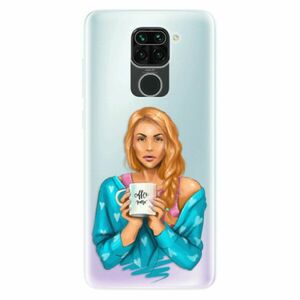 Odolné silikonové pouzdro iSaprio - Coffe Now - Redhead - Xiaomi Redmi Note 9 obraz