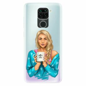 Odolné silikonové pouzdro iSaprio - Coffe Now - Blond - Xiaomi Redmi Note 9 obraz