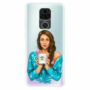 Odolné silikonové pouzdro iSaprio - Coffe Now - Brunette - Xiaomi Redmi Note 9 obraz