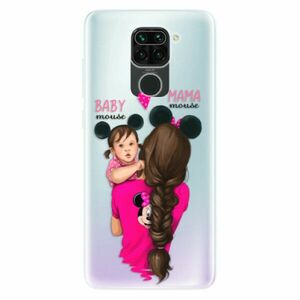 Odolné silikonové pouzdro iSaprio - Mama Mouse Brunette and Girl - Xiaomi Redmi Note 9 obraz