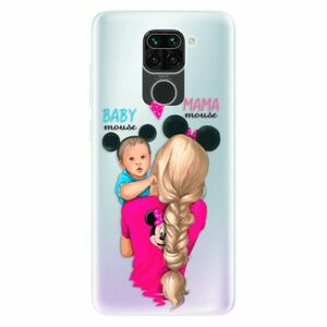 Odolné silikonové pouzdro iSaprio - Mama Mouse Blonde and Boy - Xiaomi Redmi Note 9 obraz