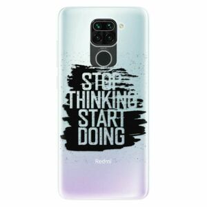 Odolné silikonové pouzdro iSaprio - Start Doing - black - Xiaomi Redmi Note 9 obraz