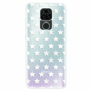 Odolné silikonové pouzdro iSaprio - Stars Pattern - white - Xiaomi Redmi Note 9 obraz