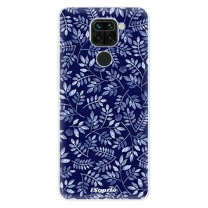 Odolné silikonové pouzdro iSaprio - Blue Leaves 05 - Xiaomi Redmi Note 9 obraz