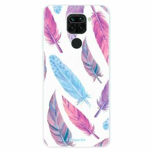 Odolné silikonové pouzdro iSaprio - Feather Pattern 10 - Xiaomi Redmi Note 9 obraz