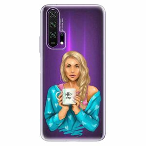 Odolné silikonové pouzdro iSaprio - Coffe Now - Blond - Honor 20 Pro obraz