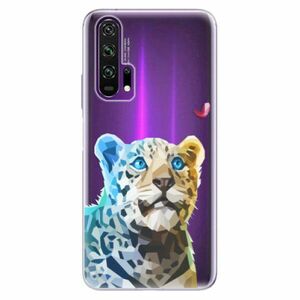 Odolné silikonové pouzdro iSaprio - Leopard With Butterfly - Honor 20 Pro obraz