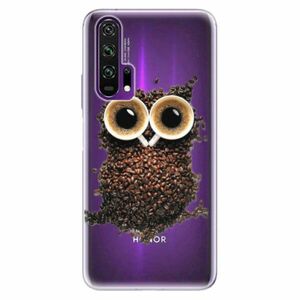 Odolné silikonové pouzdro iSaprio - Owl And Coffee - Honor 20 Pro obraz