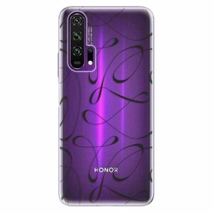 Odolné silikonové pouzdro iSaprio - Fancy - black - Honor 20 Pro obraz