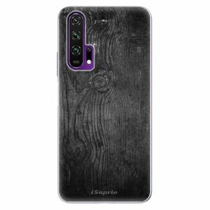 Odolné silikonové pouzdro iSaprio - Black Wood 13 - Honor 20 Pro obraz