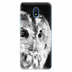 Odolné silikonové pouzdro iSaprio - BW Owl - Xiaomi Redmi 8A obraz