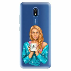 Odolné silikonové pouzdro iSaprio - Coffe Now - Redhead - Xiaomi Redmi 8A obraz