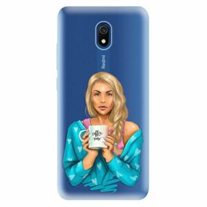 Odolné silikonové pouzdro iSaprio - Coffe Now - Blond - Xiaomi Redmi 8A obraz