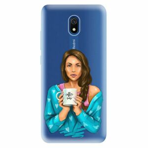 Odolné silikonové pouzdro iSaprio - Coffe Now - Brunette - Xiaomi Redmi 8A obraz