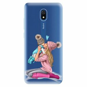 Odolné silikonové pouzdro iSaprio - Kissing Mom - Blond and Boy - Xiaomi Redmi 8A obraz