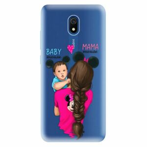 Odolné silikonové pouzdro iSaprio - Mama Mouse Brunette and Boy - Xiaomi Redmi 8A obraz