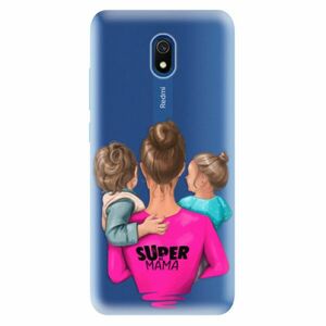 Odolné silikonové pouzdro iSaprio - Super Mama - Boy and Girl - Xiaomi Redmi 8A obraz