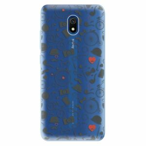 Odolné silikonové pouzdro iSaprio - Vintage Pattern 01 - black - Xiaomi Redmi 8A obraz