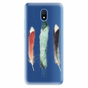 Odolné silikonové pouzdro iSaprio - Three Feathers - Xiaomi Redmi 8A obraz