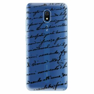 Odolné silikonové pouzdro iSaprio - Handwriting 01 - black - Xiaomi Redmi 8A obraz