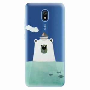 Odolné silikonové pouzdro iSaprio - Bear With Boat - Xiaomi Redmi 8A obraz