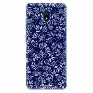 Odolné silikonové pouzdro iSaprio - Blue Leaves 05 - Xiaomi Redmi 8A obraz