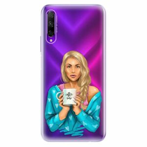 Odolné silikonové pouzdro iSaprio - Coffe Now - Blond - Honor 9X Pro obraz