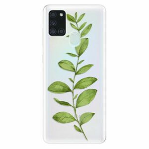 Odolné silikonové pouzdro iSaprio - Green Plant 01 - Samsung Galaxy A21s obraz