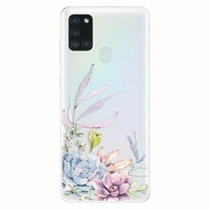 Odolné silikonové pouzdro iSaprio - Succulent 01 - Samsung Galaxy A21s obraz