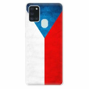 Odolné silikonové pouzdro iSaprio - Czech Flag - Samsung Galaxy A21s obraz