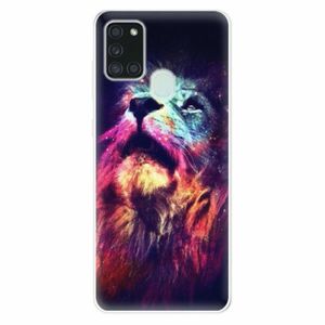 Odolné silikonové pouzdro iSaprio - Lion in Colors - Samsung Galaxy A21s obraz