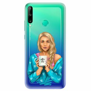 Odolné silikonové pouzdro iSaprio - Coffe Now - Blond - Huawei P40 Lite E obraz