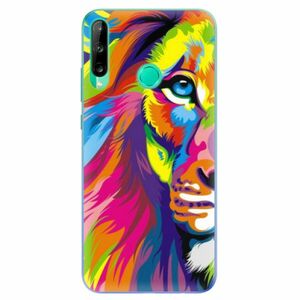 Odolné silikonové pouzdro iSaprio - Rainbow Lion - Huawei P40 Lite E obraz