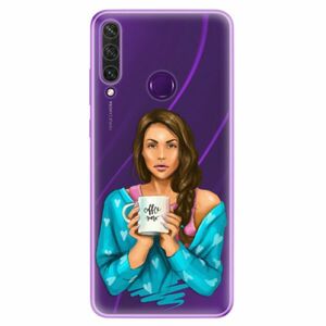 Odolné silikonové pouzdro iSaprio - Coffe Now - Brunette - Huawei Y6p obraz